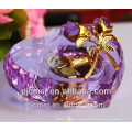 Newest Crystal Piano Music Box For Souvenirs & Home Decorations & Gifts.crystal music box with rose